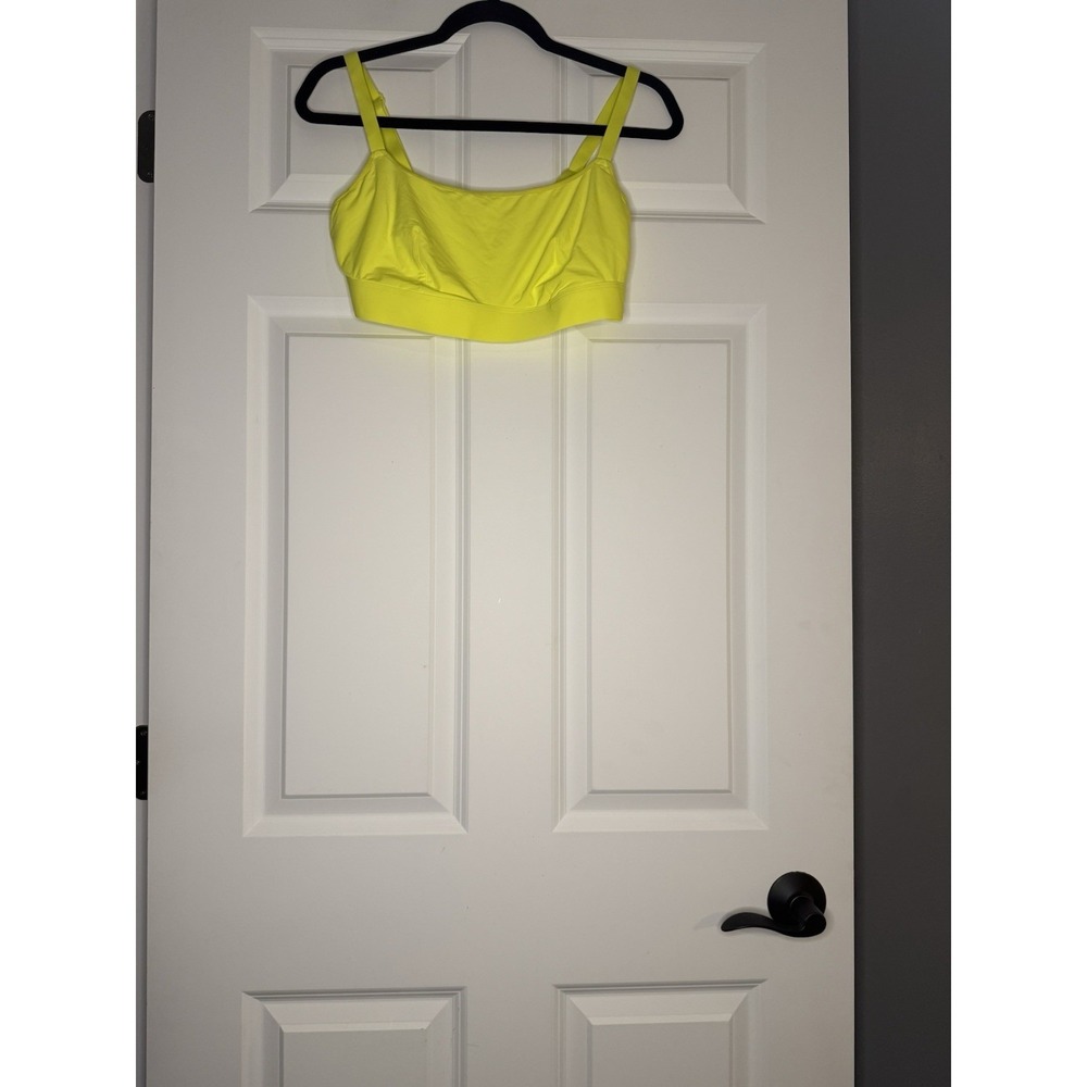 Parade Bralette No Padding Xl Neon Yellow Mesh
